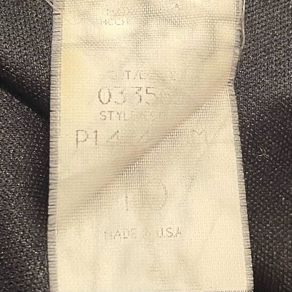 Vintage Black Molly Mallow Evening Rhinestone Maxi Formal Dress Women Size 10 - Picture 9 of 11